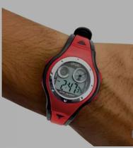 Relógio Digital Infantil para Crianças Esportivo Silicone Luz Led colorido Cronômetro/Calendário Alarme Sport