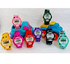 Relógio Digital Infantil para Crianças Meninos/Meninas Esportivo Pulseira Silicone Colorido Sport Quartz