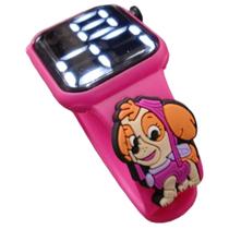 Relógio Digital Infantil PATRULHA CANINA SKYE Desenho _Rs-ch Relógio Digital Infantil PATRULHA CANINA SKYE Desenho _Rs-ch