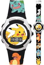 Relógio Digital Infantil Pokémon Accutime com Luz - Pikachu Relógio Digital Infantil Pokémon Accutime com Luz - Pikachu
