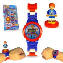 Relógio Digital Infantil Princesa Príncipe Boneco Craft