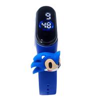 Relógio Digital Infantil Sonic à prova D'ÁGUA azul