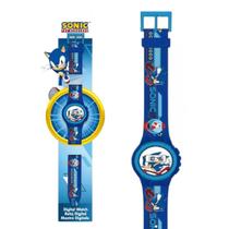 Relógio Digital Infantil Sonic The Hedgehog Toyng 51548
