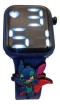 Relógio Digital Infantil Sticht Capa Vermelha-azul Relógio Digital Infantil Sticht Capa Vermelha-azul