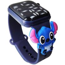 Relógio digital Infantil Stitch Resistente à Água - SMACTUDO