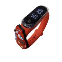 Relógio Digital Infantil Touch Aprenda Brinque Carros vrm Relógio Digital Infantil Touch Aprenda Brinque Carros vrm