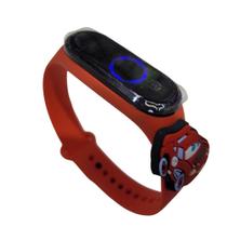 Relógio Digital Infantil Touch Aprenda Brinque Carros vrm - SMACTUDO Relógio Digital Infantil Touch Aprenda Brinque Carros vrm - SMACTUDO