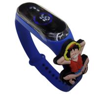 Relógio Digital Infantil Touch Aprenda Brinque Luffy