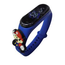 Relógio Digital Infantil Touch Aprenda Brinque Mario Bros az