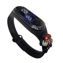 Relógio Digital Infantil Touch Aprenda Brinque Mario Bros Pr - SMACTUDO