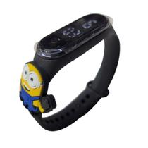 Relógio Digital Infantil Touch Aprenda e Brinque Minions_az - SMACTUDO