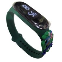 Relógio Digital Infantil Touch LED Super Heróis resistente à Água Personagem Rock - Patrulha Canina_