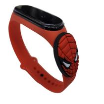 Relógio Digital Infantil Touch Resistente à Água - Homem Aranha - Vermelho - SMACTUDO Relógio Digital Infantil Touch Resistente à Água - Homem Aranha - Vermelho - SMACTUDO