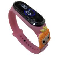 Relógio Digital Infantil Touch Resistente à Água - Princesa Aurora - Rosa
