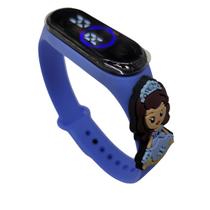 Relógio Digital Infantil Touch Resistente à Água - PRINCESA SOFIA - Azul