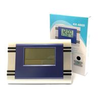 Relógio digital LCD de mesa ou de parede com alarme despertador temperatura e calendário - Kenko