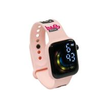Relogio digital lcd makebrinq - polibrinq - rosa Relogio digital lcd makebrinq - polibrinq - rosa