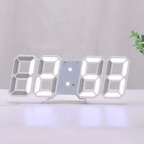 Relógio Digital LED 3D Despertador com Termômetro Moderno Relógio Digital LED 3D Despertador com Termômetro Moderno