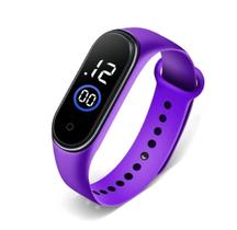 Relógio Digital Led Adulto/Infantil Unissex Esportivo Pulseira Silicone Feminino/Masculino Prova Água - LVO