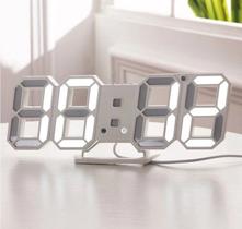 Relógio Digital LED - Alarme 12/24 Horas