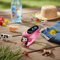 Relógio Digital led Boiadeira Ana Castela Sertaneja Prova D'água Infantil
