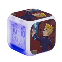 Relógio digital LED e despertador: classificações da Kings Square, 8 cm