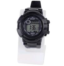 Relógio Digital Led Esportivo Militar Silicone Masculino Adulto/Infantil Sports Cronômetro Calendário Alarme Quartz