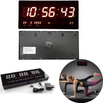 Relógio Digital Led Grande Data Ginásio Entrega Rápida Relógio Digital Led Grande Data Ginásio Entrega Rápida