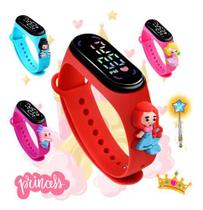 Relógio Digital Led Infantil A Prova D'água Princesas Personagens Animados Crianças Meninos Meninas Relógio Digital Led Infantil A Prova D'água Princesas Personagens Animados Crianças Meninos Meninas