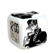 Relógio digital LED Jojos Bizarre Adventure Square 8x8x8cm