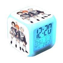 Relógio digital LED Promised Neverlands Square com despertador Relógio digital LED Promised Neverlands Square com despertador