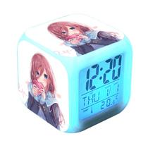 Relógio digital LED Quintessentials Quintuplets Square 8cm