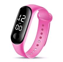 Relógio Digital Led Touch Adulto/Infantil Unissex Crianças Esportivo Pulseira Silicone Ajustável Feminino/Masculino Prova Água