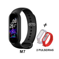 Relogio Digital M7 Saude Bluetooth Android iOS + 2 Pulseiras - Fit Pro