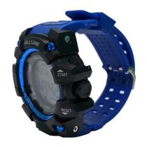 Relógio Digital Masculino A Prova D'Água de Pulso Com Cronômetro Temporizador Alarme Led e Formato 12h 24h