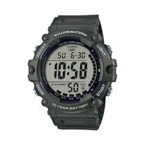 Relógio Digital Masculino Casio Com Grande Mostrador E Múltiplas Funções, Display Claro