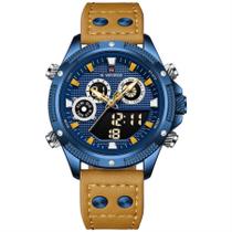 Relógio Digital Masculino Esportivo Luminoso Impermeável Dual Display