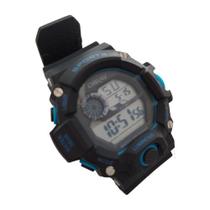 Relógio Digital Masculino Esportivo Prova D'água Azul Claro DR340G
