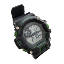 Relógio Digital Masculino Esportivo Prova D'água Verde DR340G