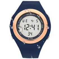 Relógio Digital Masculino Esportivo SHUNWAY S-725 WR Preto - Tudo em Caixa