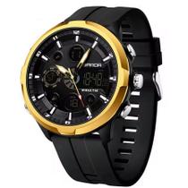 Relógio Digital Masculino Estilo Esportivo Duplo Display Á Prova d'água