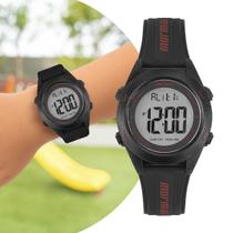Relógio Digital Masculino Infantil Infanto Juvenil Preto e Vermelho com Pulseira de Silicone à Prova D Água Esportivo Mormaii Relógio Digital Masculino Infantil Infanto Juvenil Preto e Vermelho com Pulseira de Silicone à Prova D Água Esportivo Mormaii