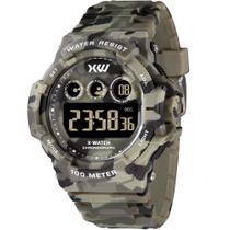 Relógio Digital Masculino X-Watch XMPPD682 QXQX Camuflado
