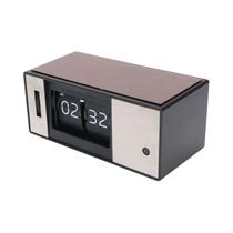 Relógio Digital Mecânico Retro LED Com Display Flip Down, Funcionamento Com Bateria, 12 Horas, Para