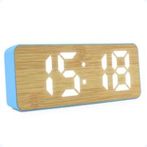 Relógio Digital Mesa Despertador Volume Alto Barulhento LED