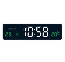 Relógio Digital Moderno De Parede Mesa Alarme Temperatura