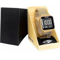 Relógio Digital Mormaii Feminino Dourado MO6600AH/8D Original Relógio Digital Mormaii Feminino Dourado MO6600AH/8D Original