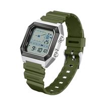 Relógio Digital Multifuncional À Prova D'Água Para Homens, Cronógrafo Luminosa Com Calendário Para