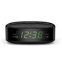 Relógio Digital Philips Rádio FM Alarme Duplo Som Alto