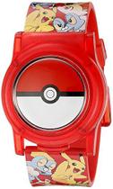 Relógio Digital Pokemon Infantil com Luzes LED Piscantes e Tampa Flip Aberta Modelo: POK4186AZ - Accutime